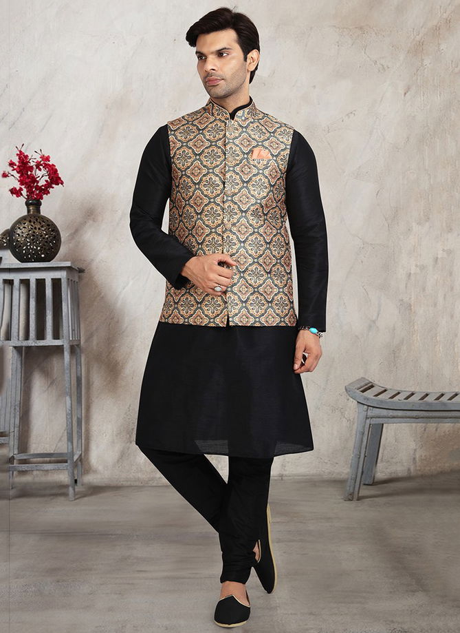 Festive Wear Wholesale Kurta Pajama With Jacket Collection